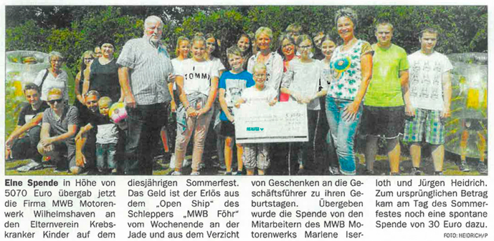 21.08.2018<br>Wilhelmshavener Zeitung 21.08.2018 Wilhelmshavener Zeitung