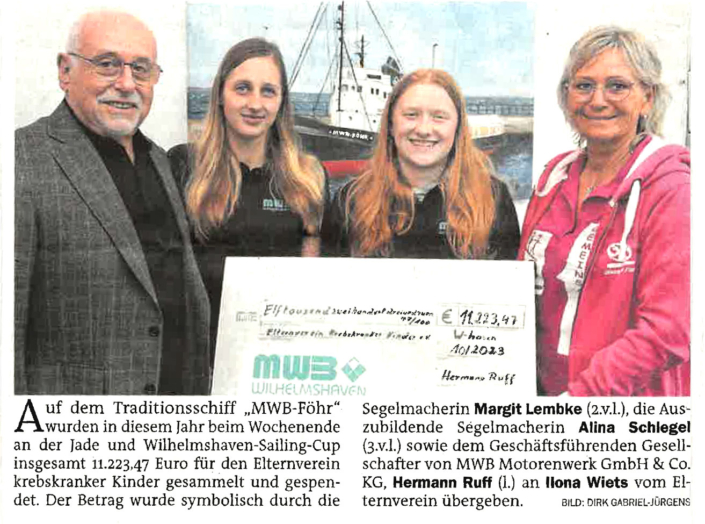 02.11.2023<br>Wilhelmshavener Zeitung 02.11.2023 Wilhelmshavener Zeitung